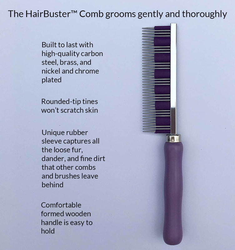 Closeup photo of HairBuster combe